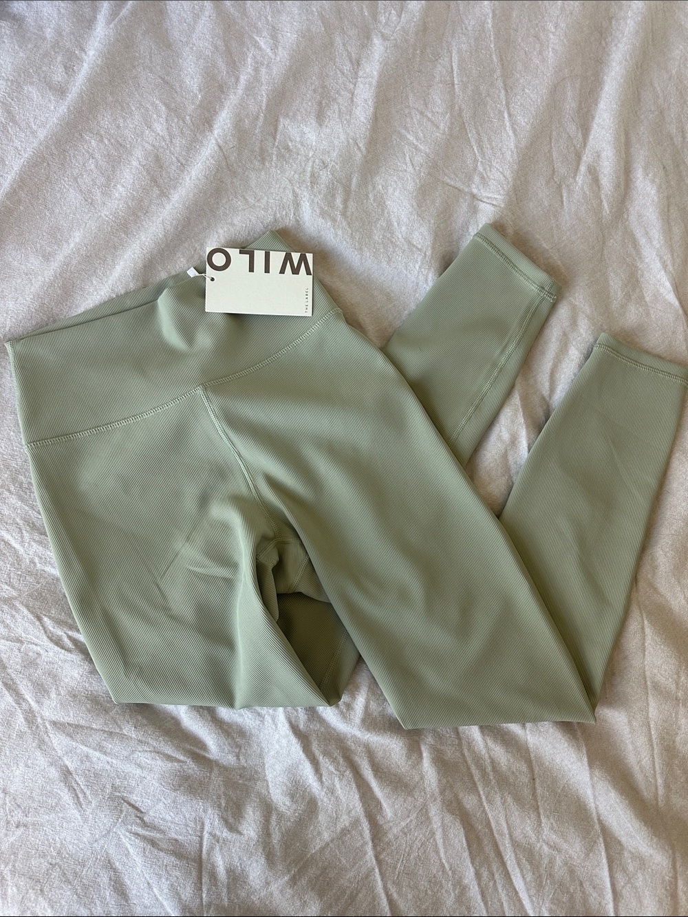 Wilo High-Waist Leggings in Sage Green